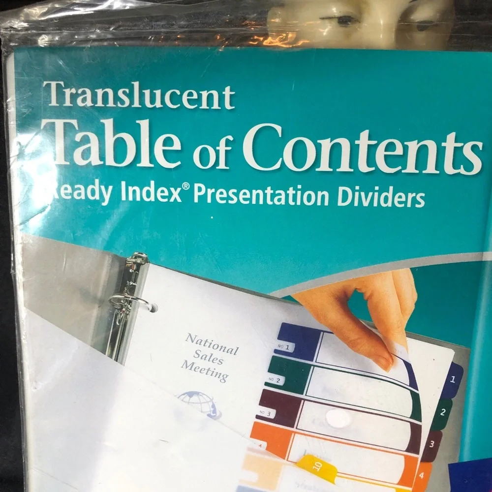 Avery Translucent Table of Contents Dividers - Multicolor